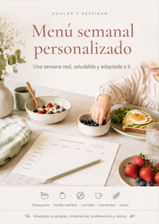 Menú semanal personalizado