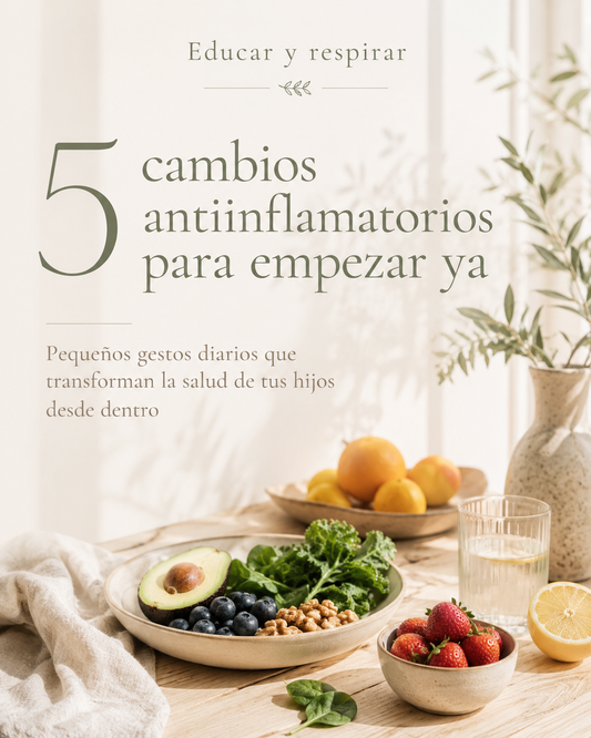 5 CAMBIOS ANTIINFLAMATORIOS PARA EMPEZAR YA